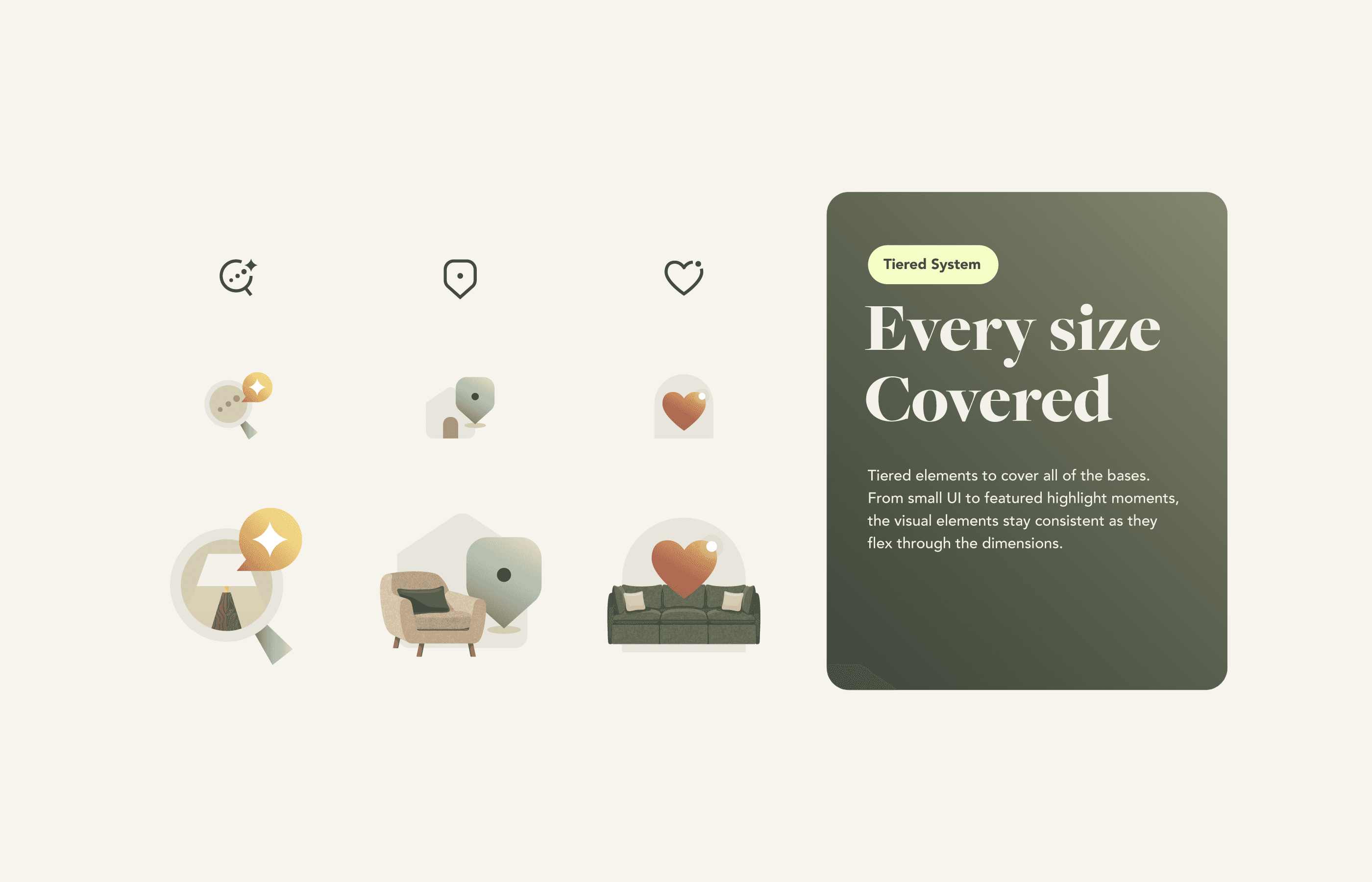 Furniture.com Icon Illustration Design System