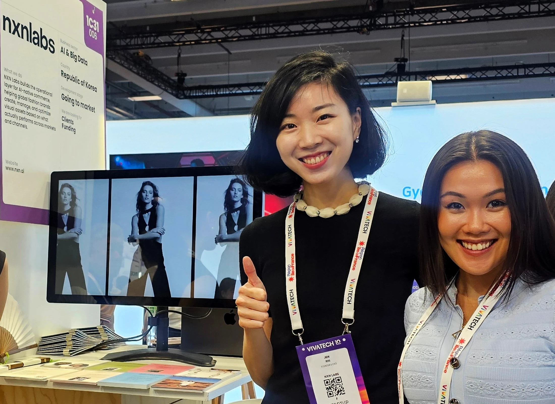 NXN Labs team at the VivaTech 2026 booth in Paris