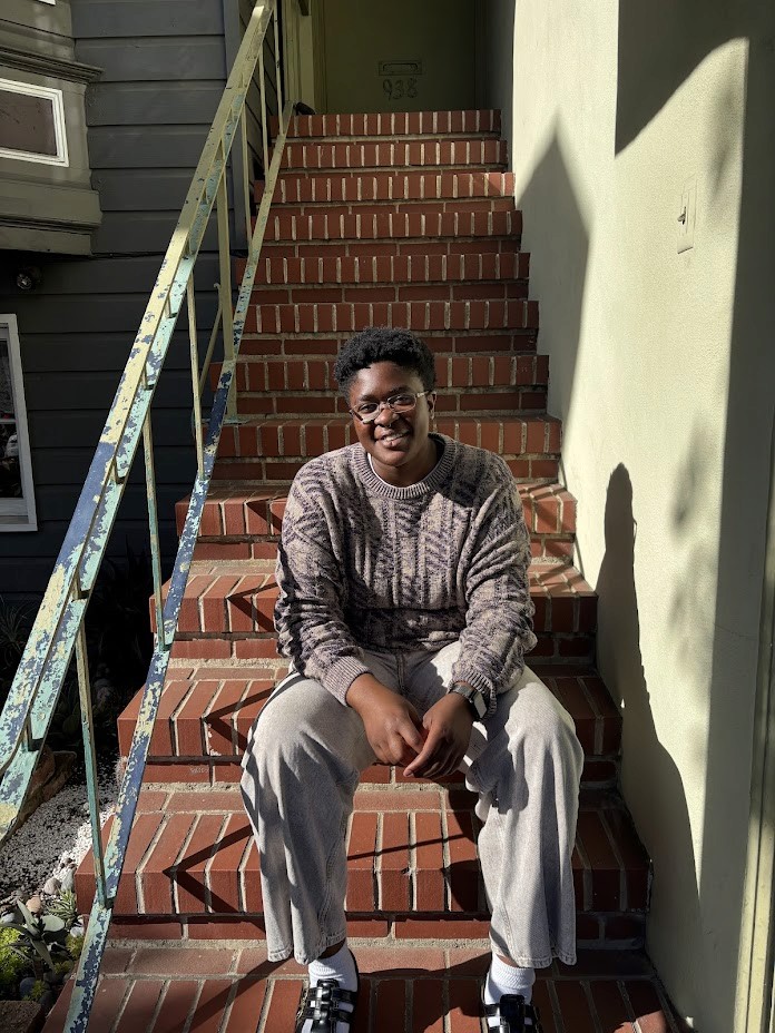 Woman with color palette