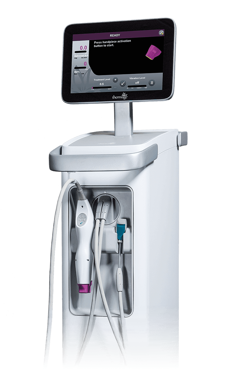 써마지 FLX — 단극 고주파 RF 장비, 진피 하부 3.0mm 균일 가열