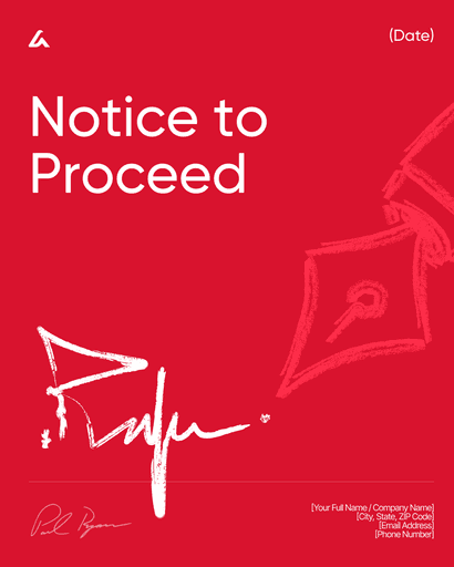 Notice to Proceed