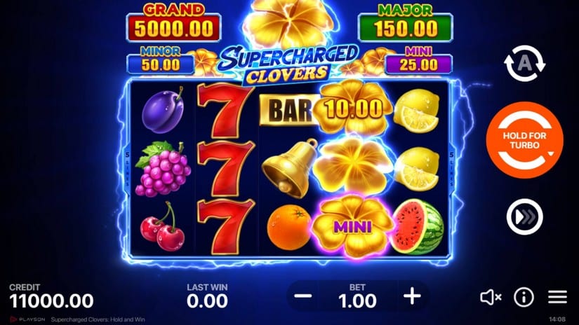 Supercharged Clovers: Hold and Win - capture de jeu