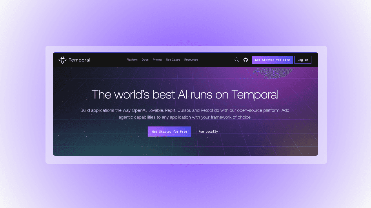 temporal homepage