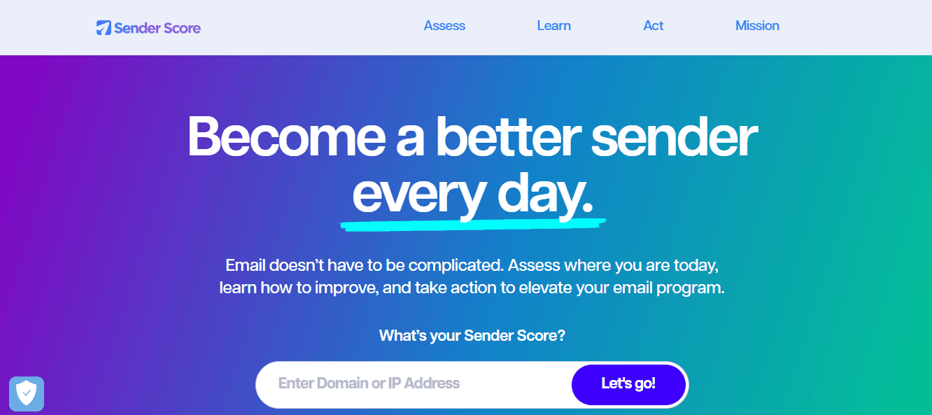 SenderScore - Cold Email Deliverability