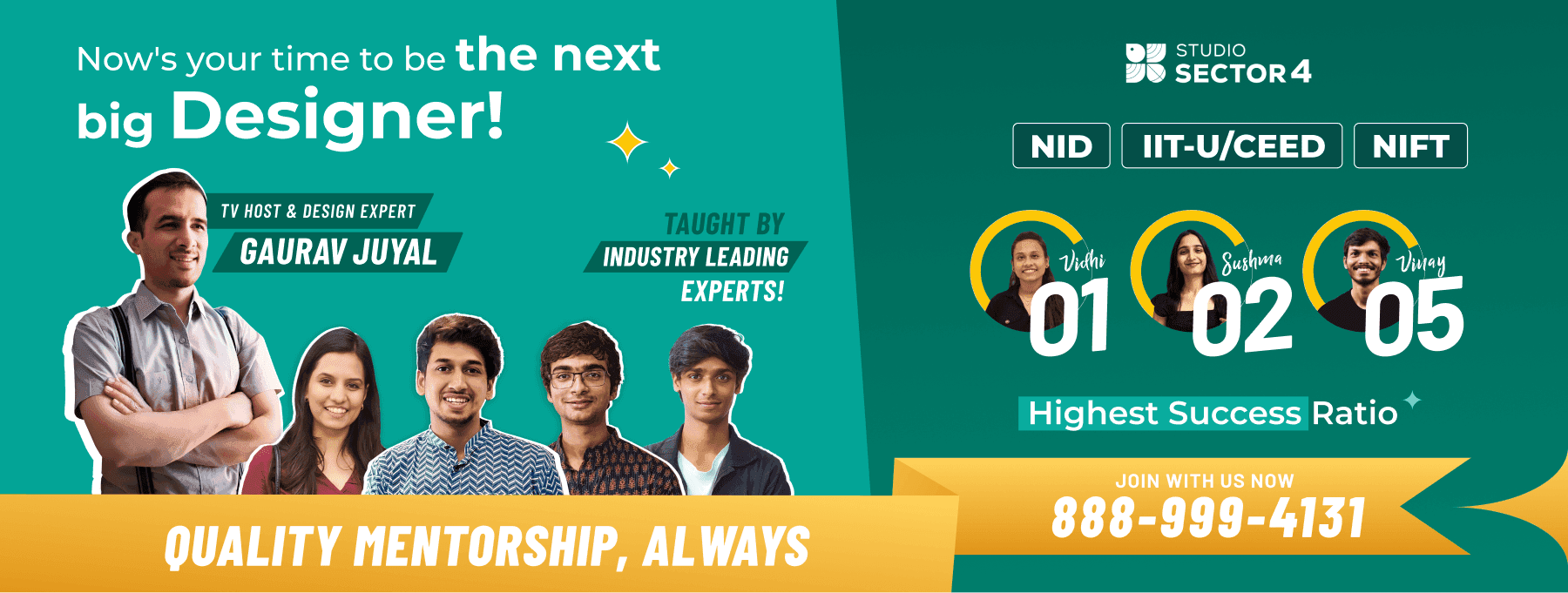 Best Design Coaching Preparation for NID NIFT UCEED CEED
