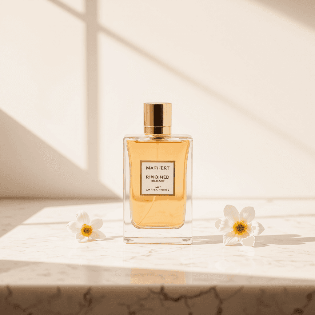 product photography of perfume