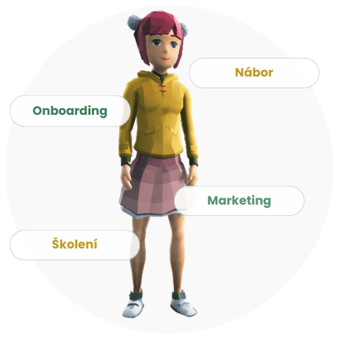 Abstract metalic shape