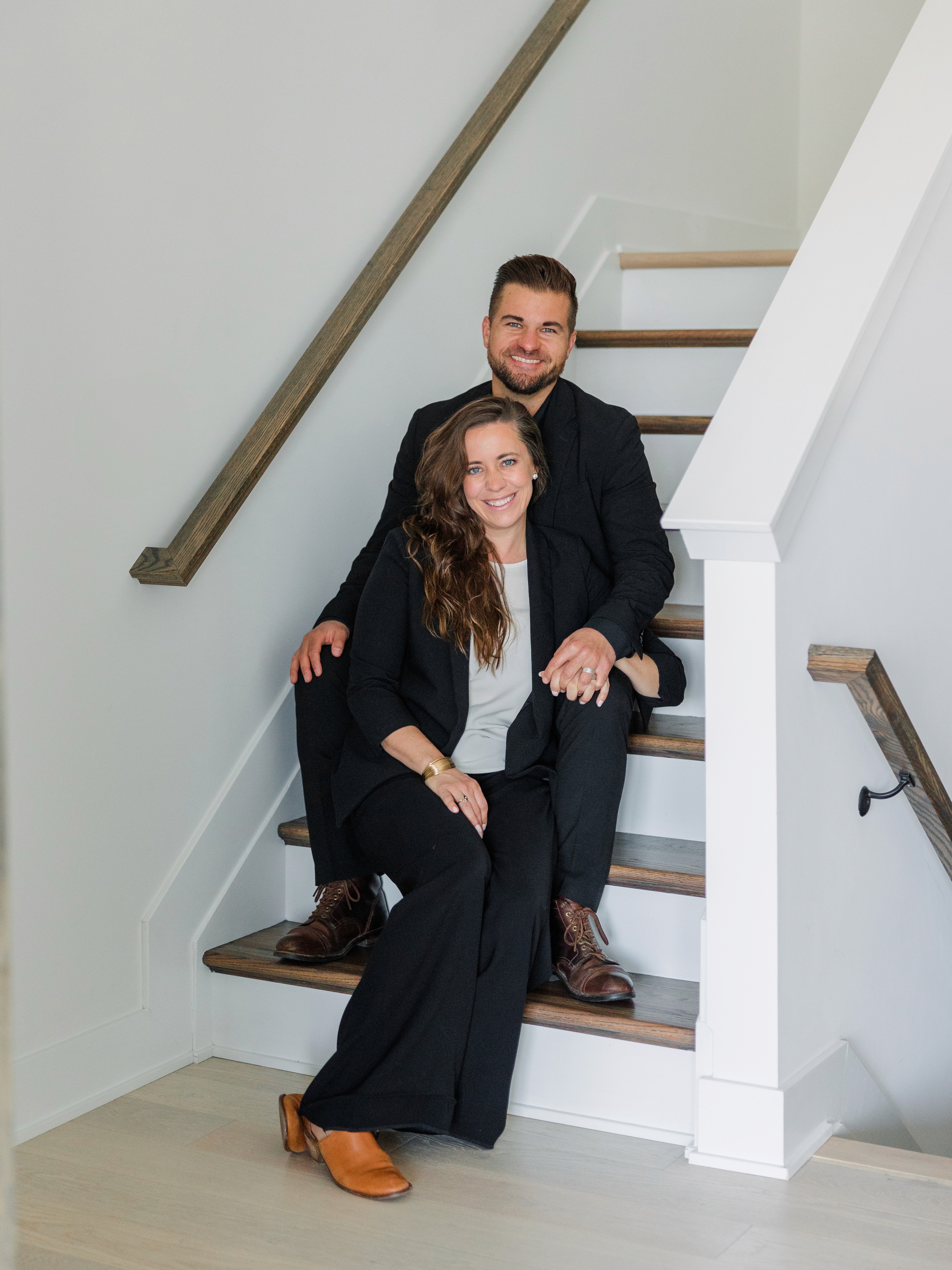 Andrew and Rachel Duncan in a home that they've sold in Cincinnati