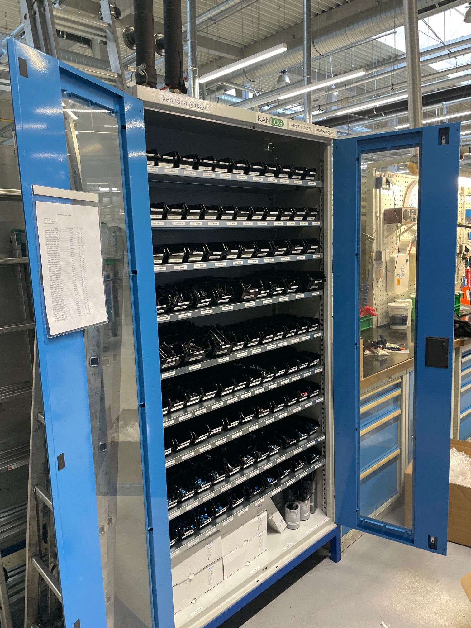 Kanbanová logistika Kanlogu