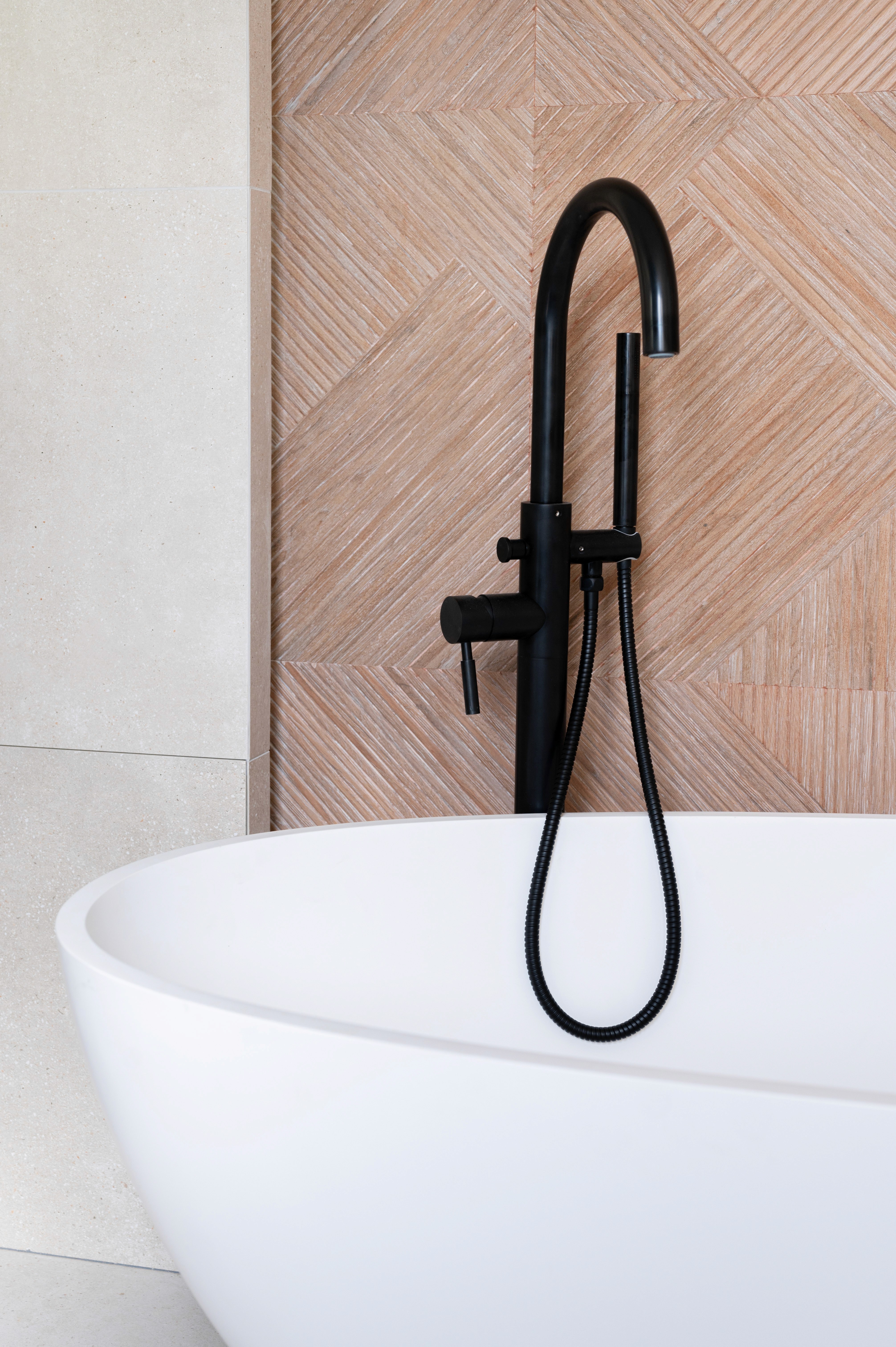 Modern kitchen with modern chairs set and a window 