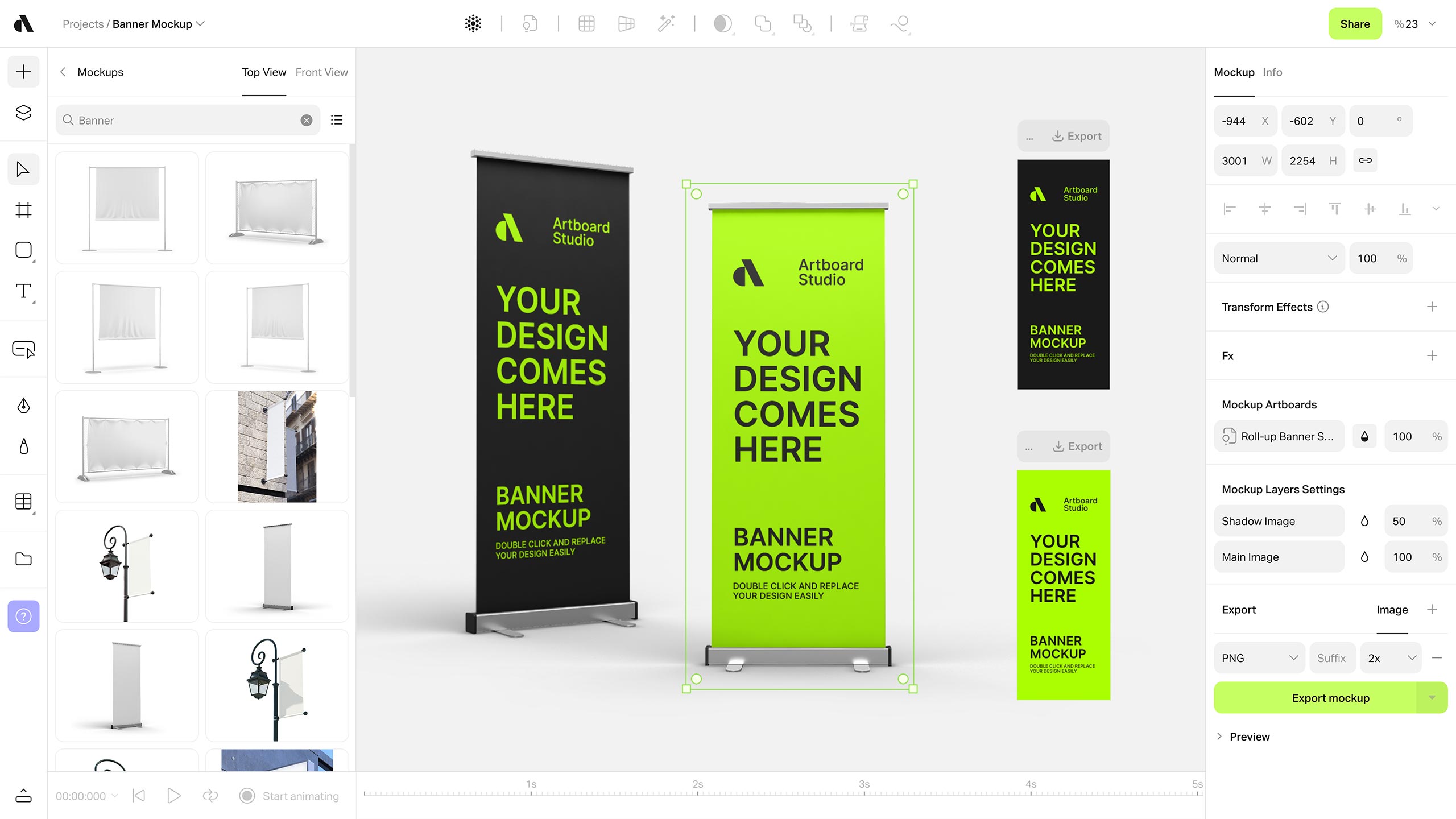 Banner Mockups