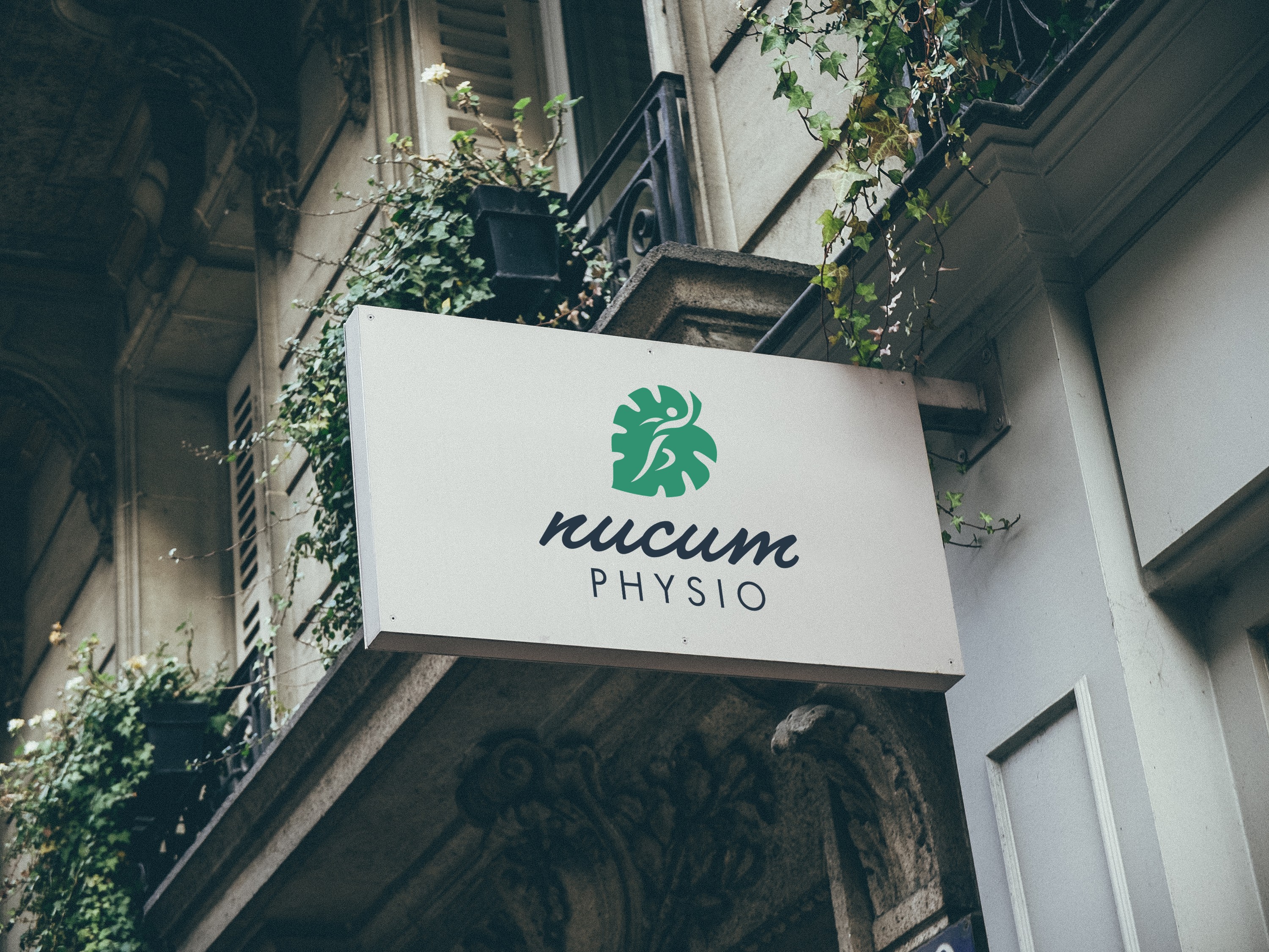 Nucum Physio Logo Signage