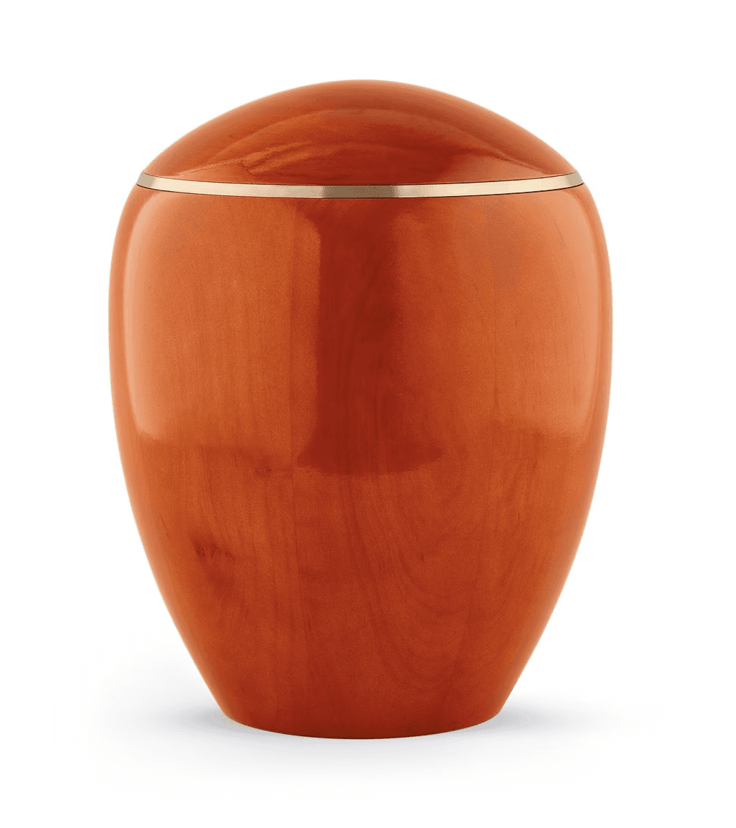 Urne 985-5: Edition Sevilla, Erle - Mango hochglanz, Messingring