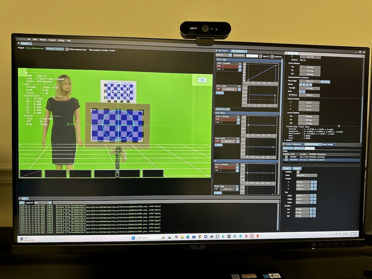 Virtual Production stage with Brain Bar and other equipment