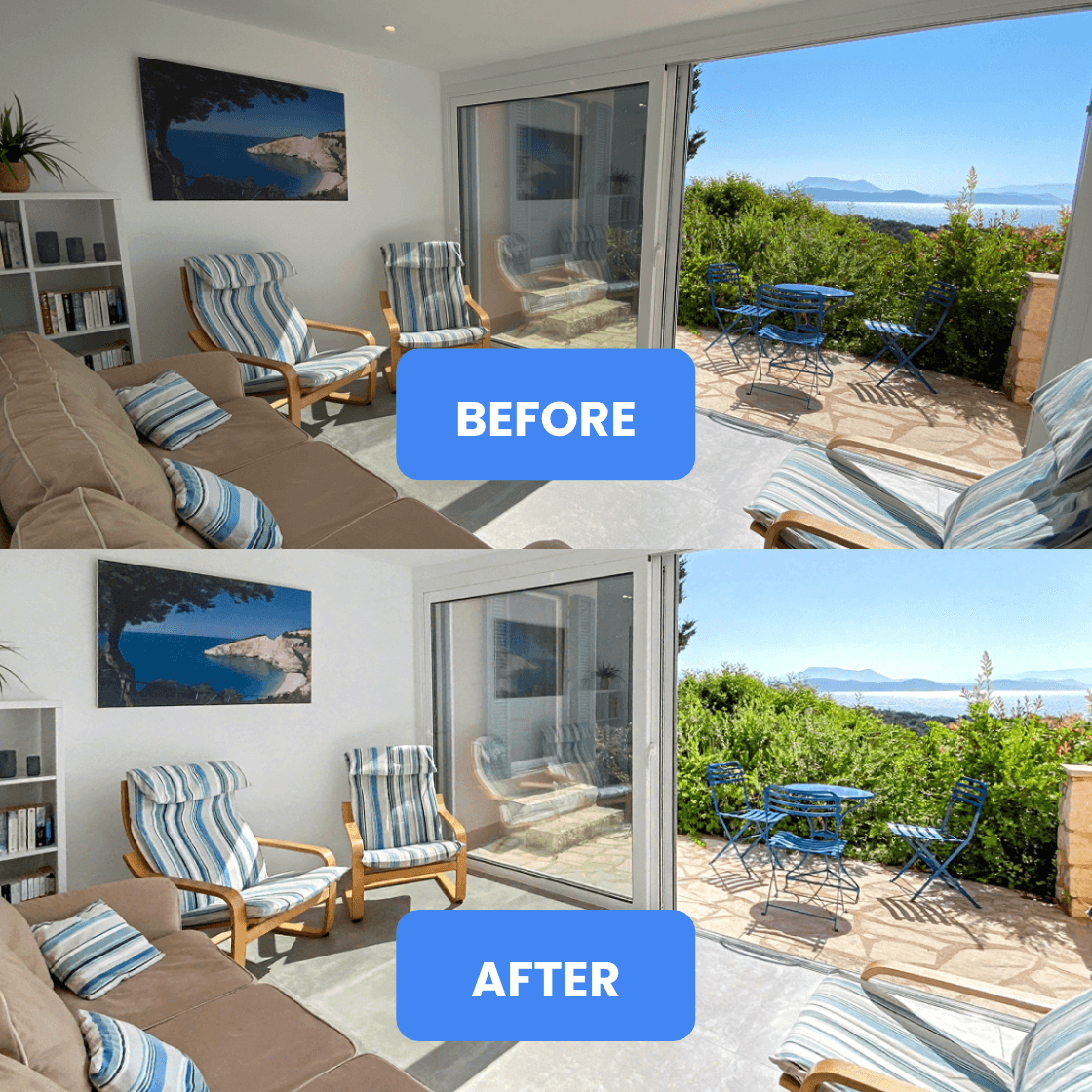 AI can enhance the quality of your STR property photos