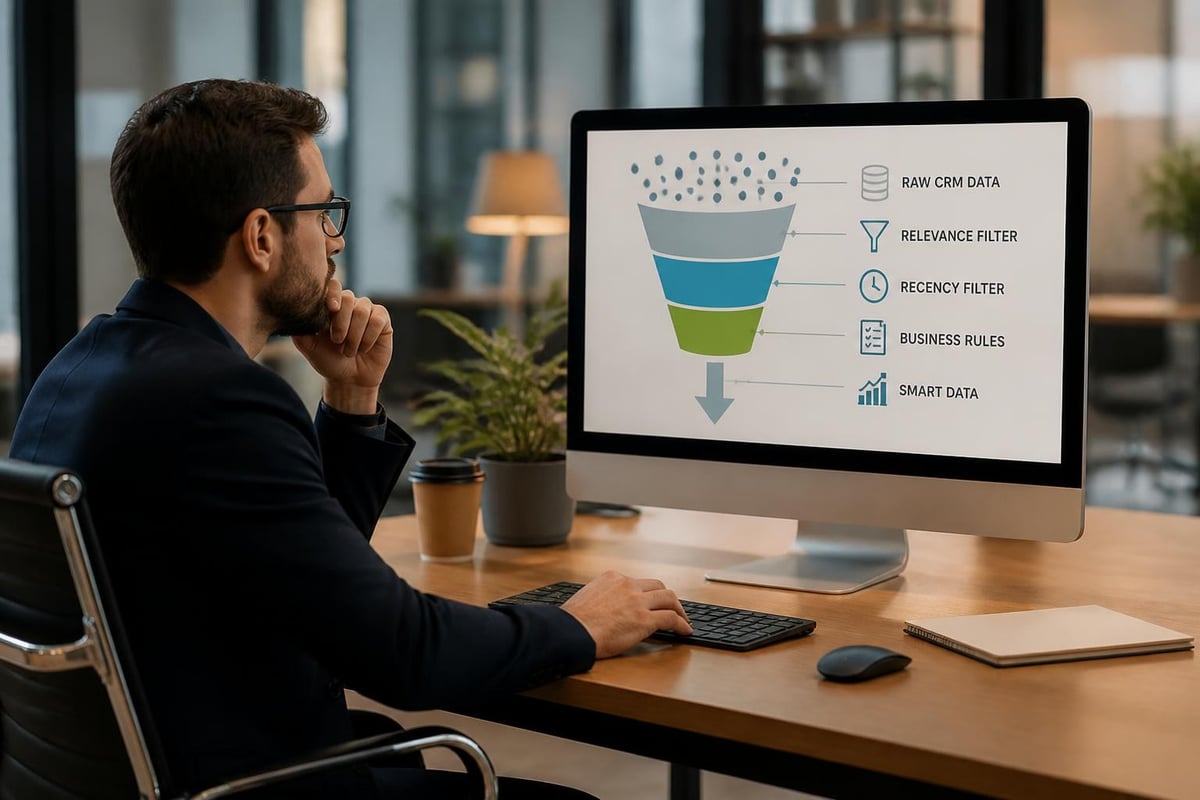 Smart data filtering process