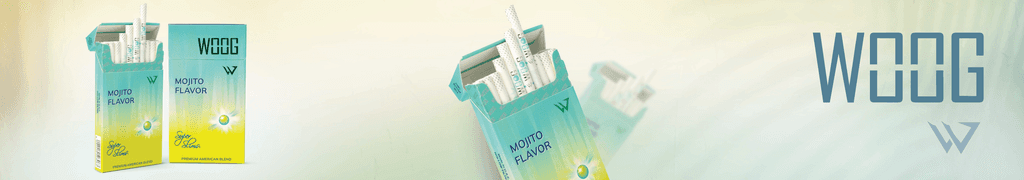 Promotional banner for Woog products.