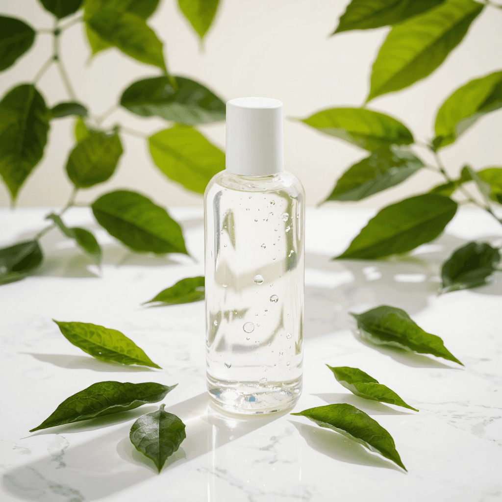 product photography of a bottle of hydrating toner