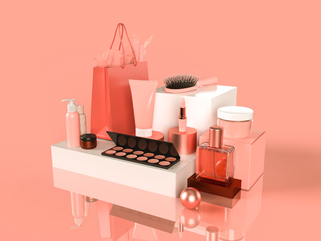 Luxury beauty and fashion ecommerce interface