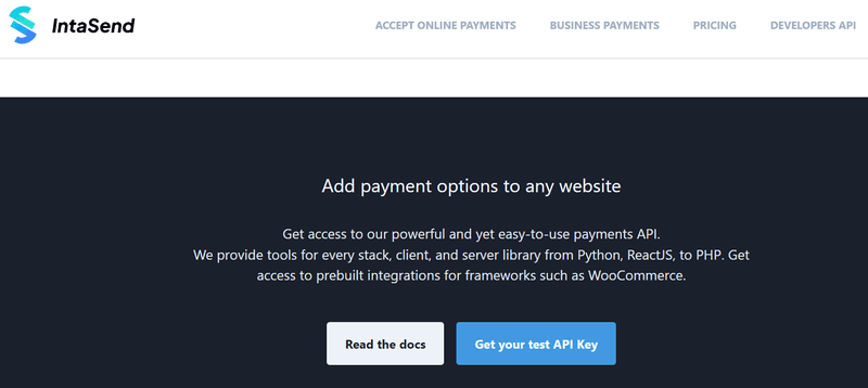 Add payment options to any website