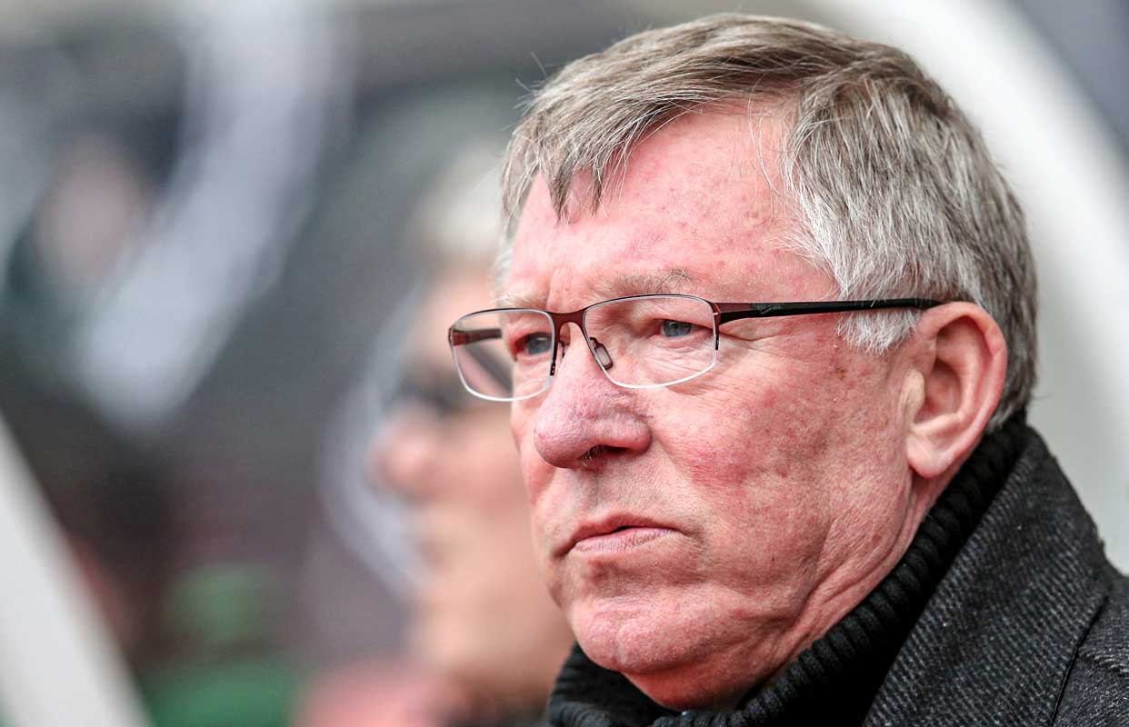 Сър Алекс Фъргюсън често посещаваше лично мачовете на бъдещите си противници/ Снимка: Getty Images