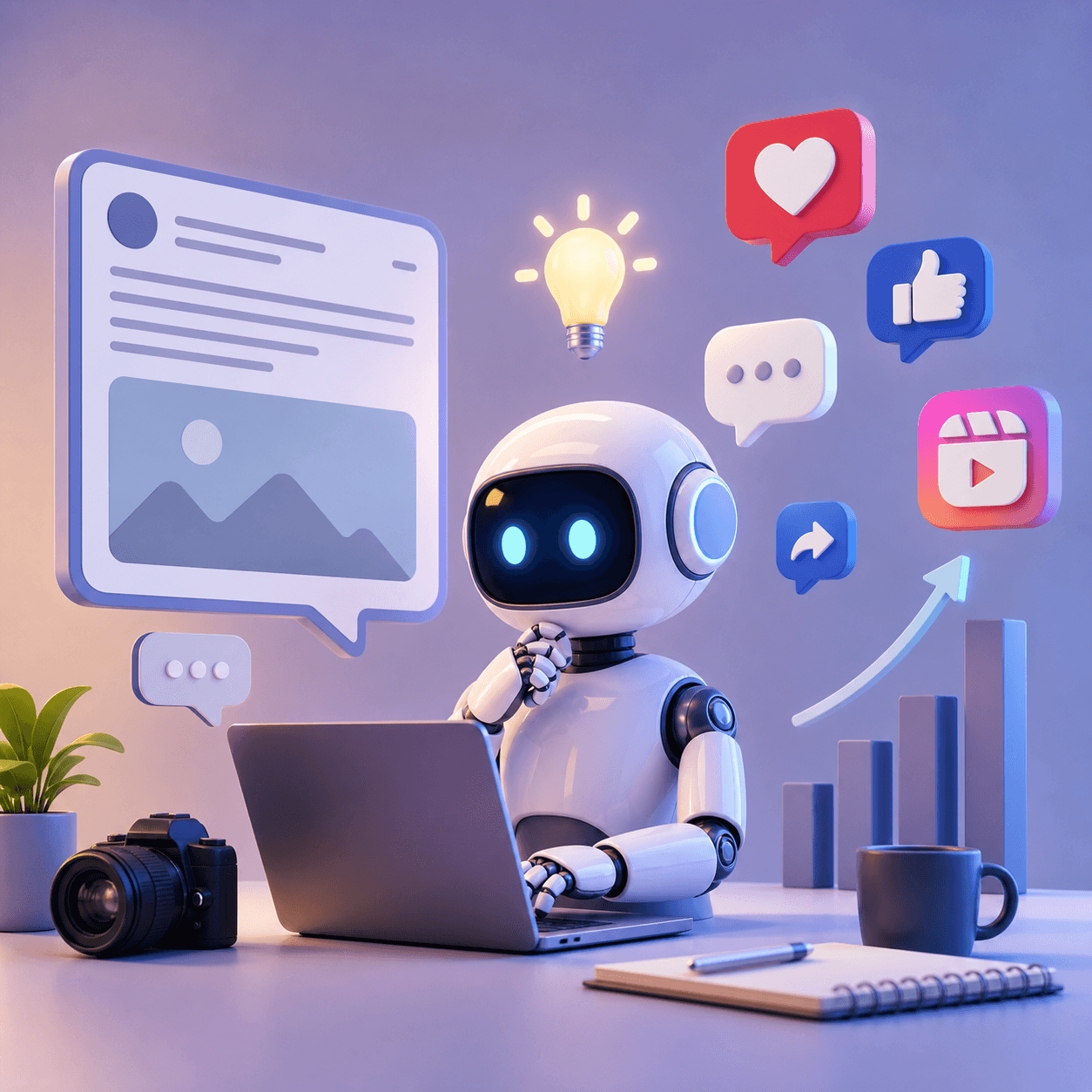 How to Write High-Converting Social Media Captions Using AI
