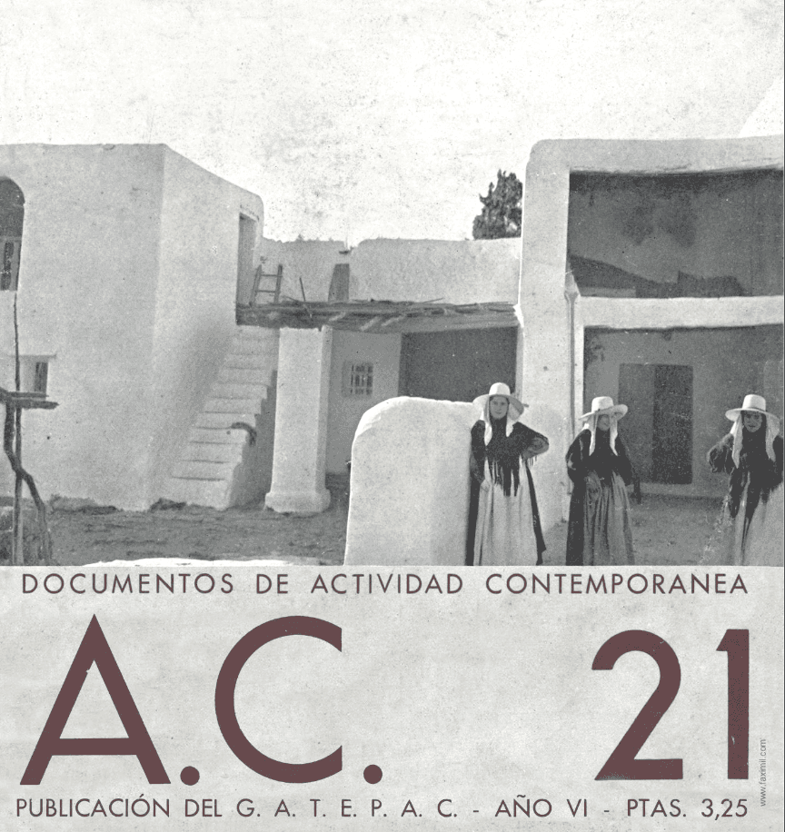 Documentos de Actividad Contemporánea nº 21 GATEPAC 1936