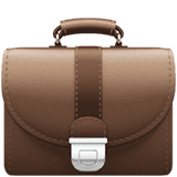 brown briefcase emoji