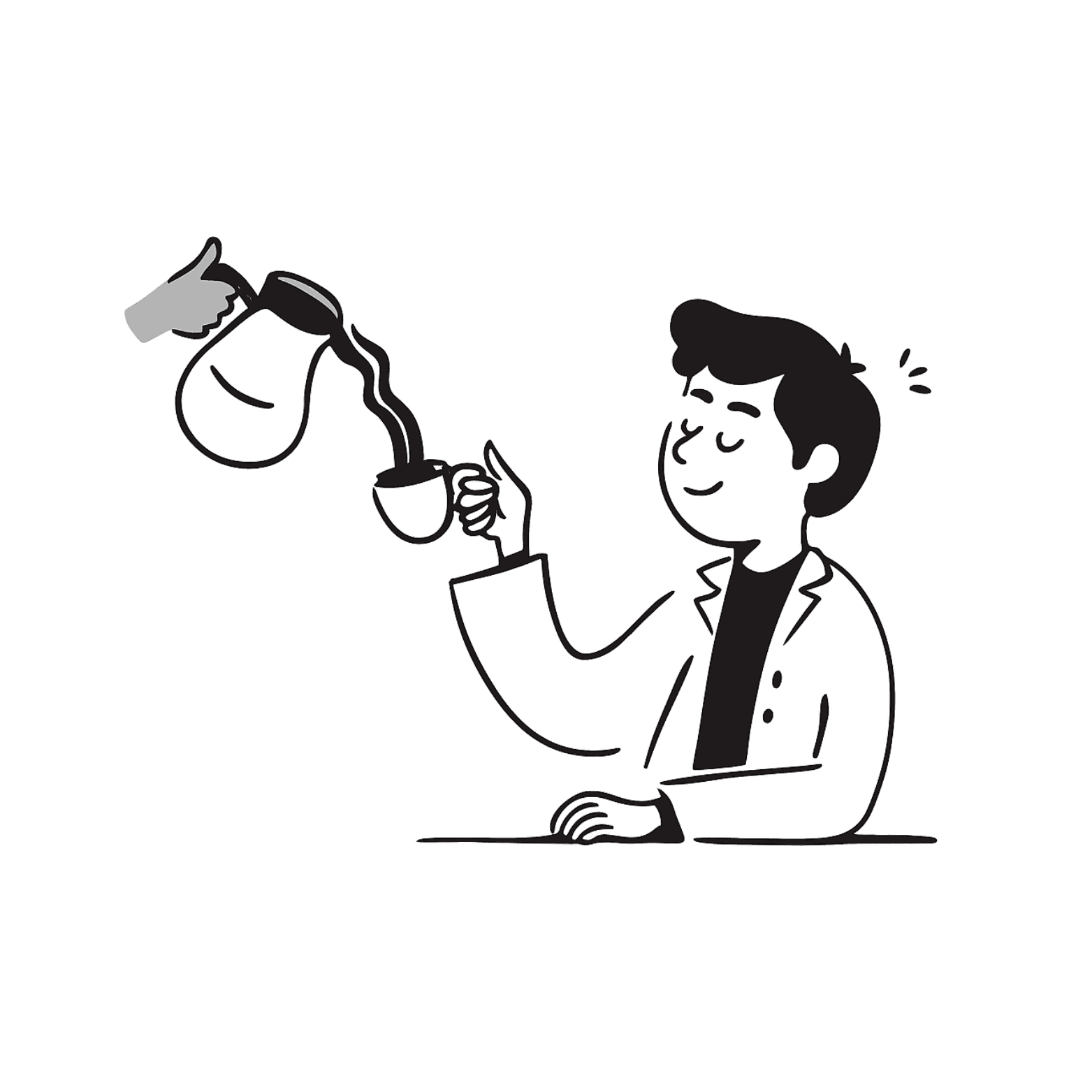 clear drinking glass with coffee on top of white table