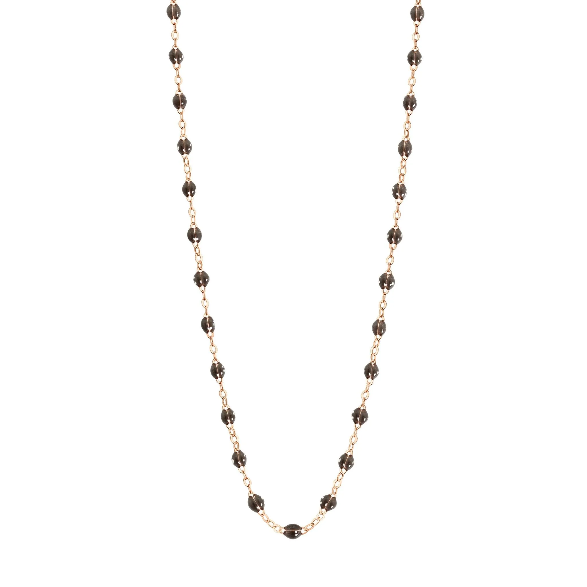 Collier quartz Classique Gigi, or rose