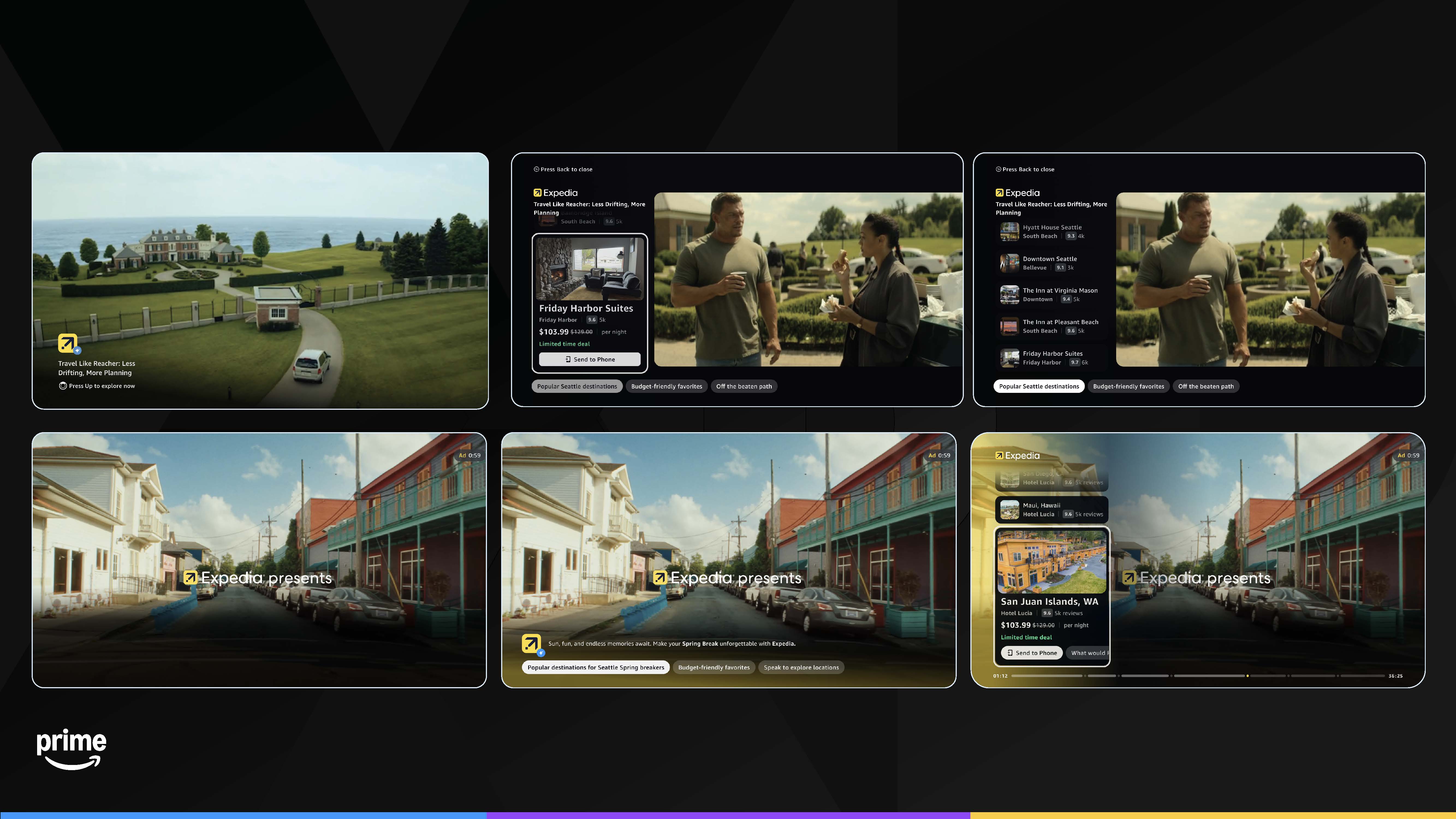 Phone showing Bloomy UI