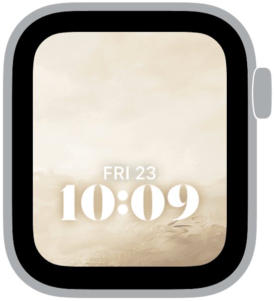 an apple watch face from the spring reset collection