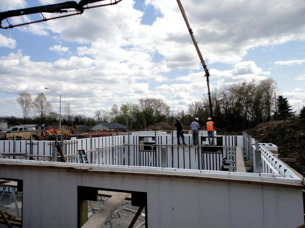 Stucco-ready basement foundation in Ontario - image 6