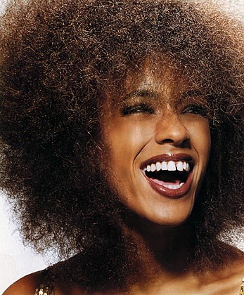 Shadow image of a Woman with Linear yellow bg