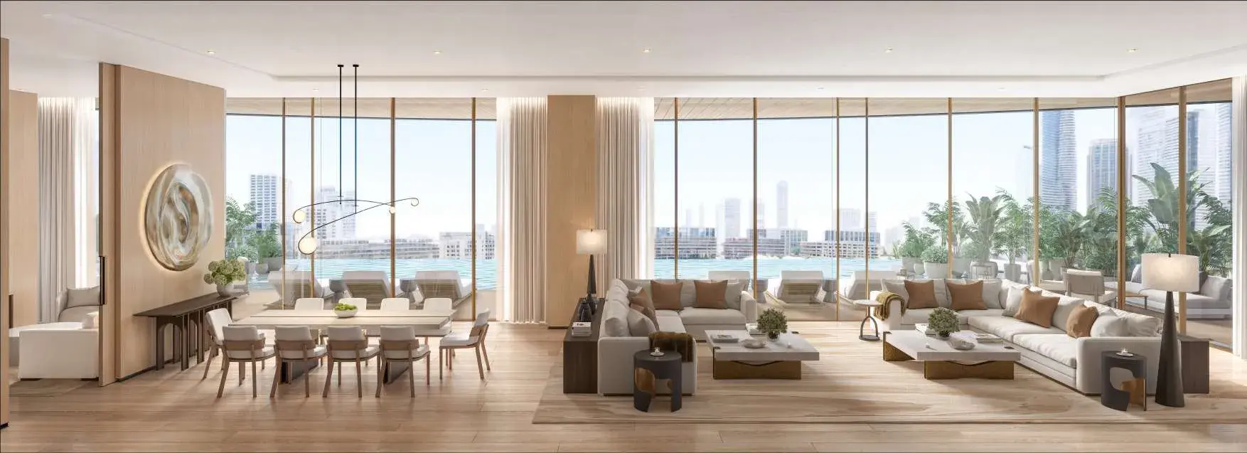 the residences interiors at dubai beach edition