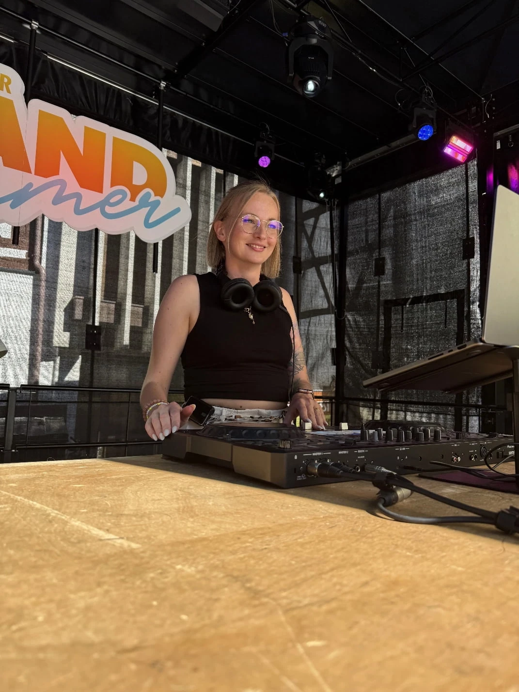 Dj Punto auf dem Bandsommer in Albstadt