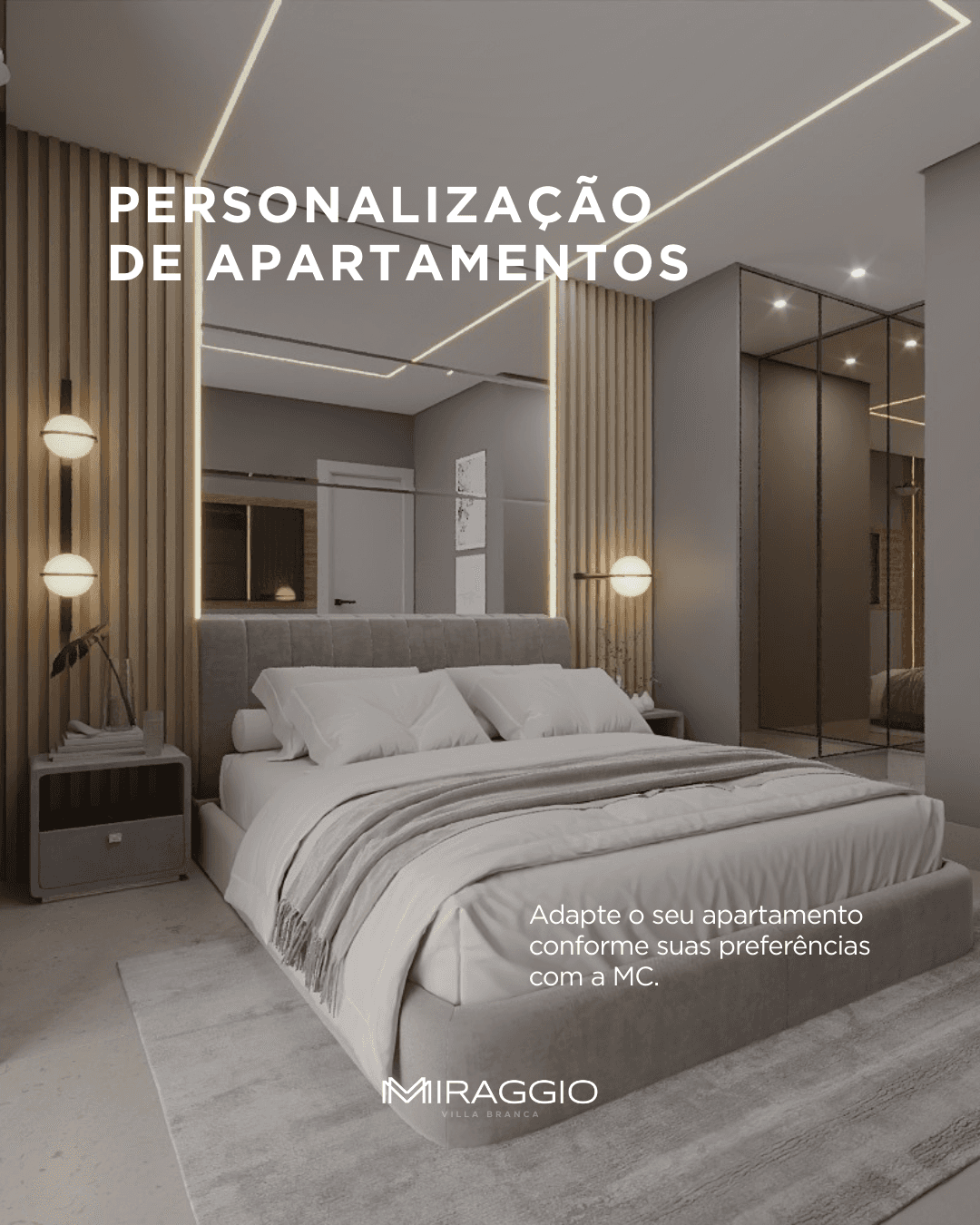 Curved modern skyscraper against a clear blue sky.