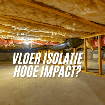 Vloer isolatie, weinig impact, wel hoog comfort