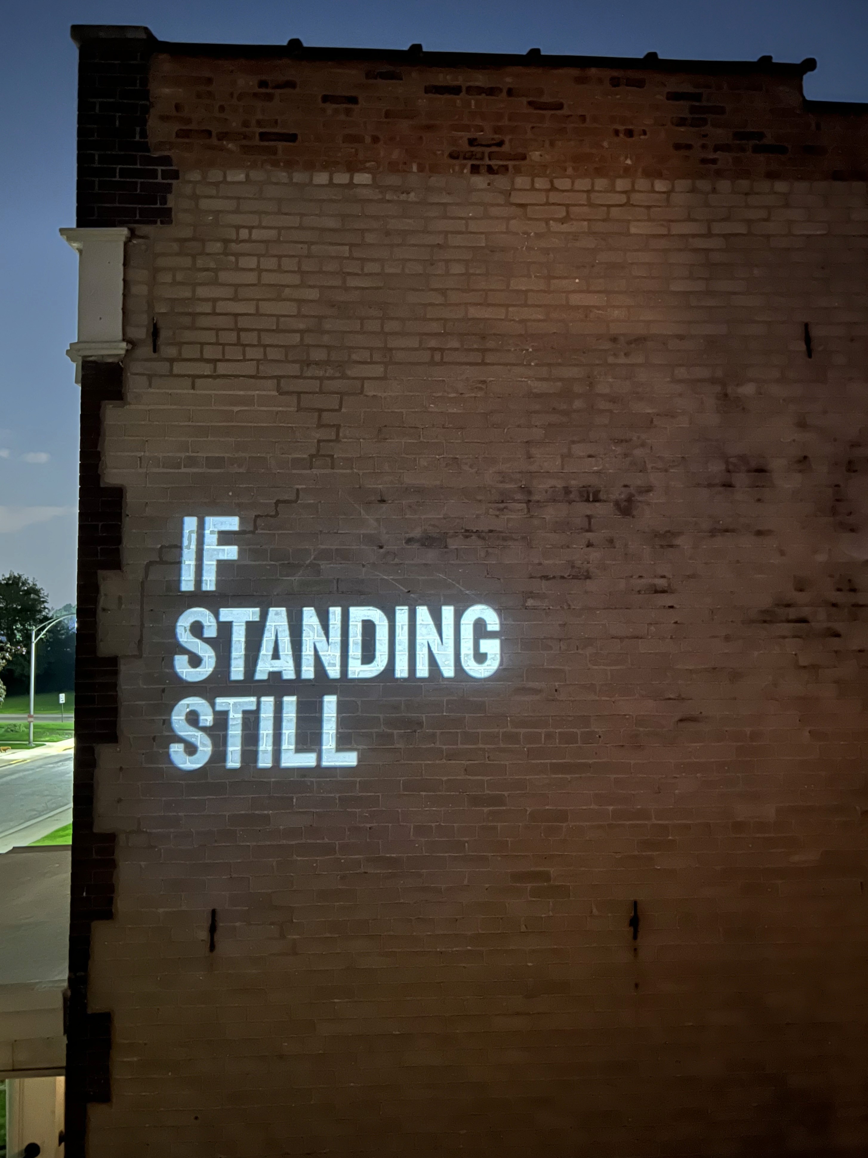 IF STANDING STILL // Stacey F.