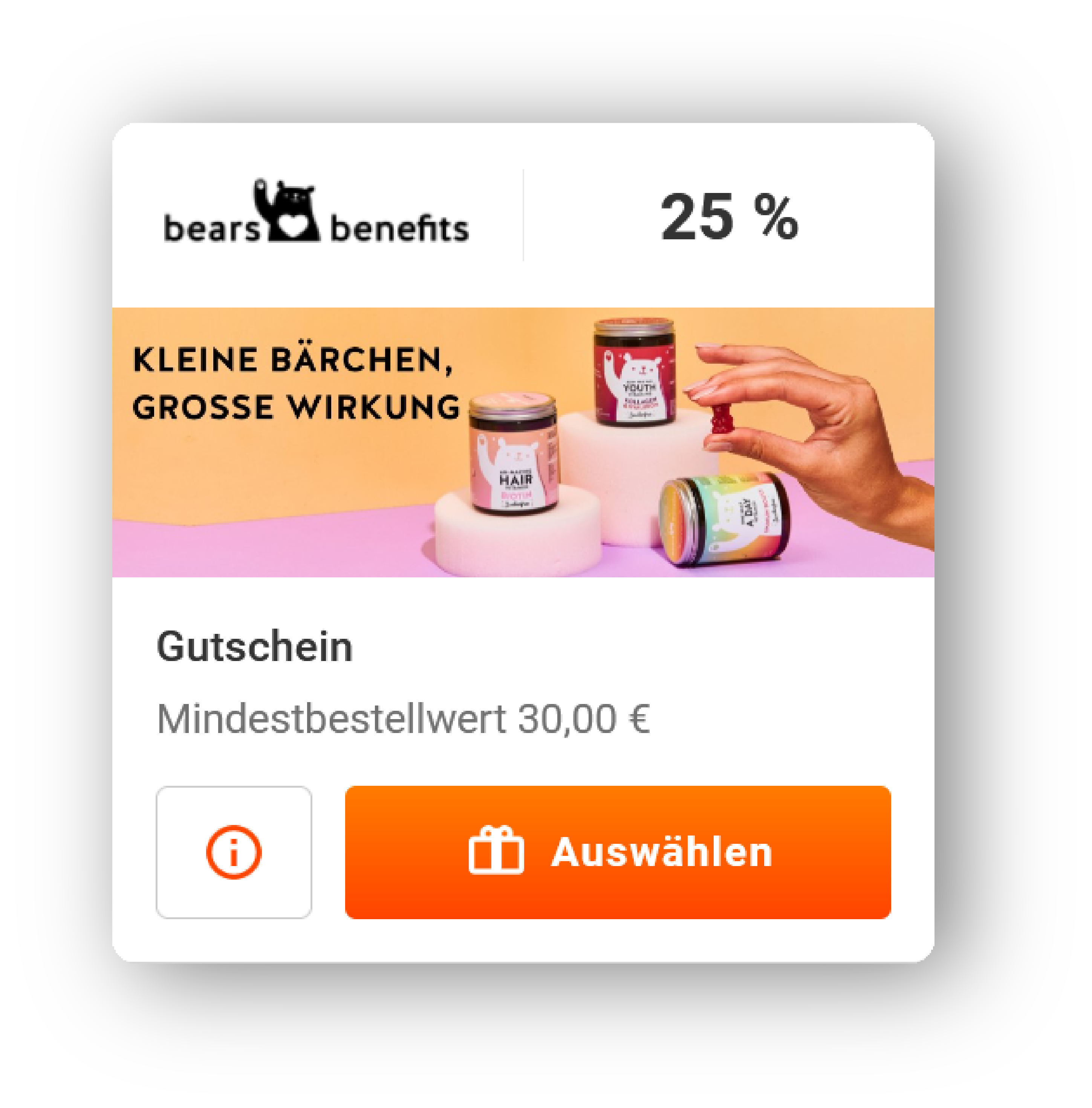 Bears with Benefits voucher from Sovendus