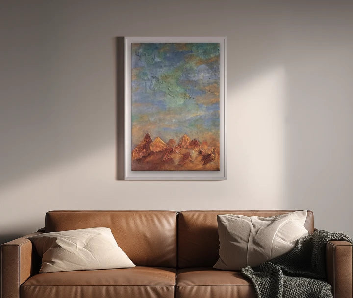 premium art poster and canvas prints, with originals available, from QART , of the artwork " Shan "