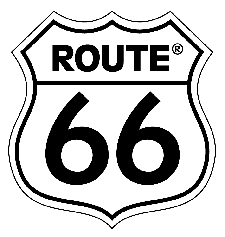 route 66 sign on the road