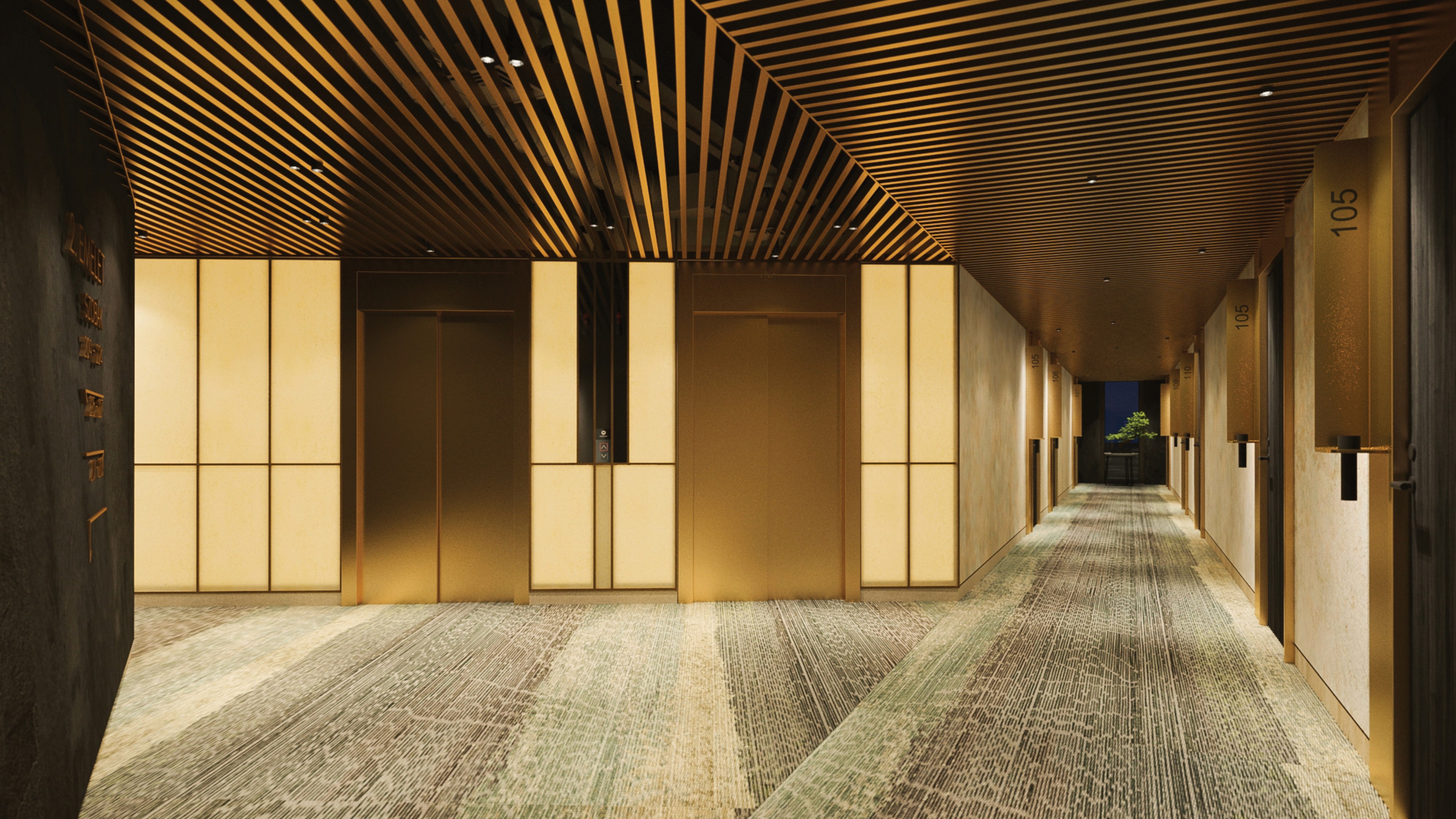 melea hotel_corridor_kroki studio