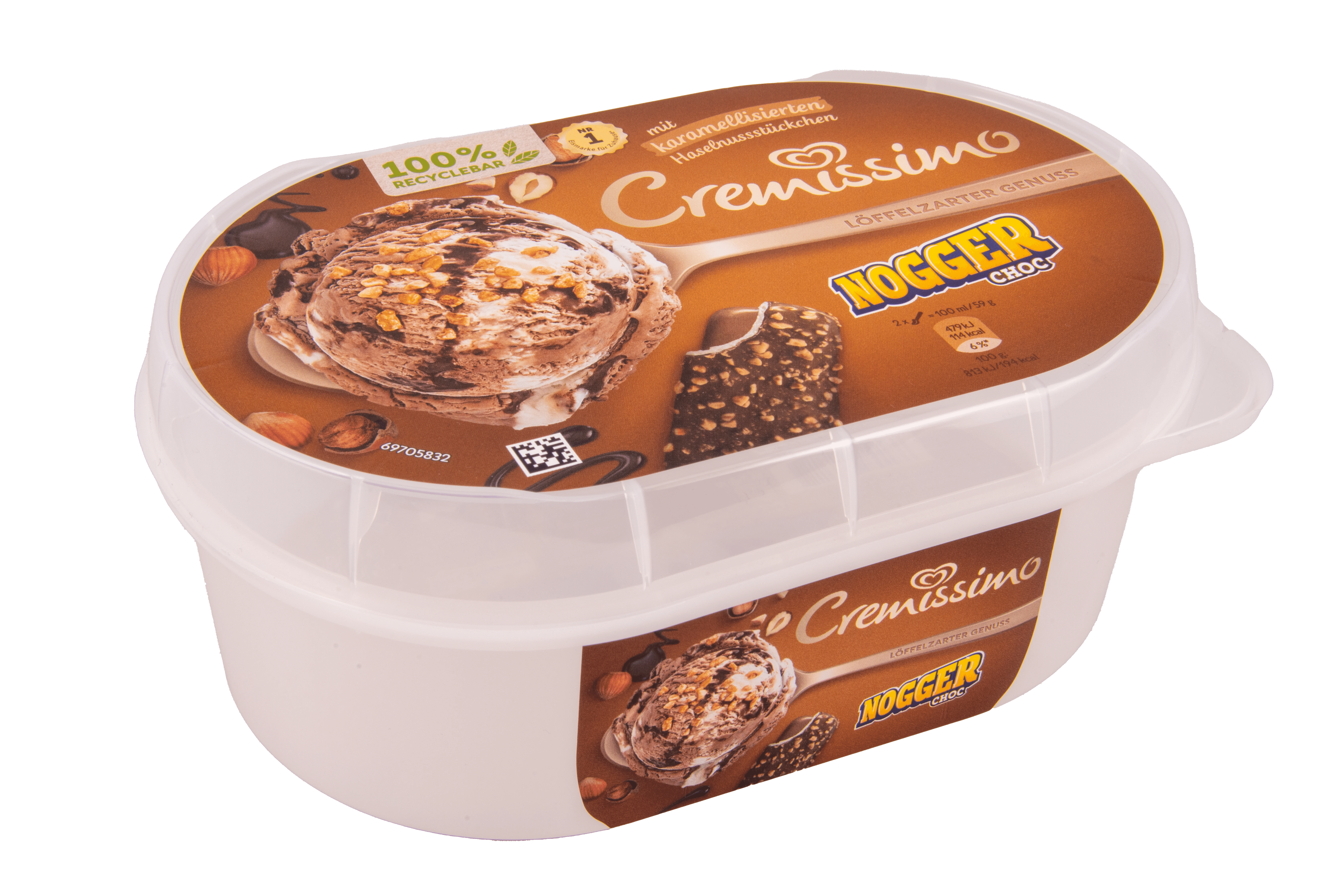 Thin walled container for Ice Cream with IML