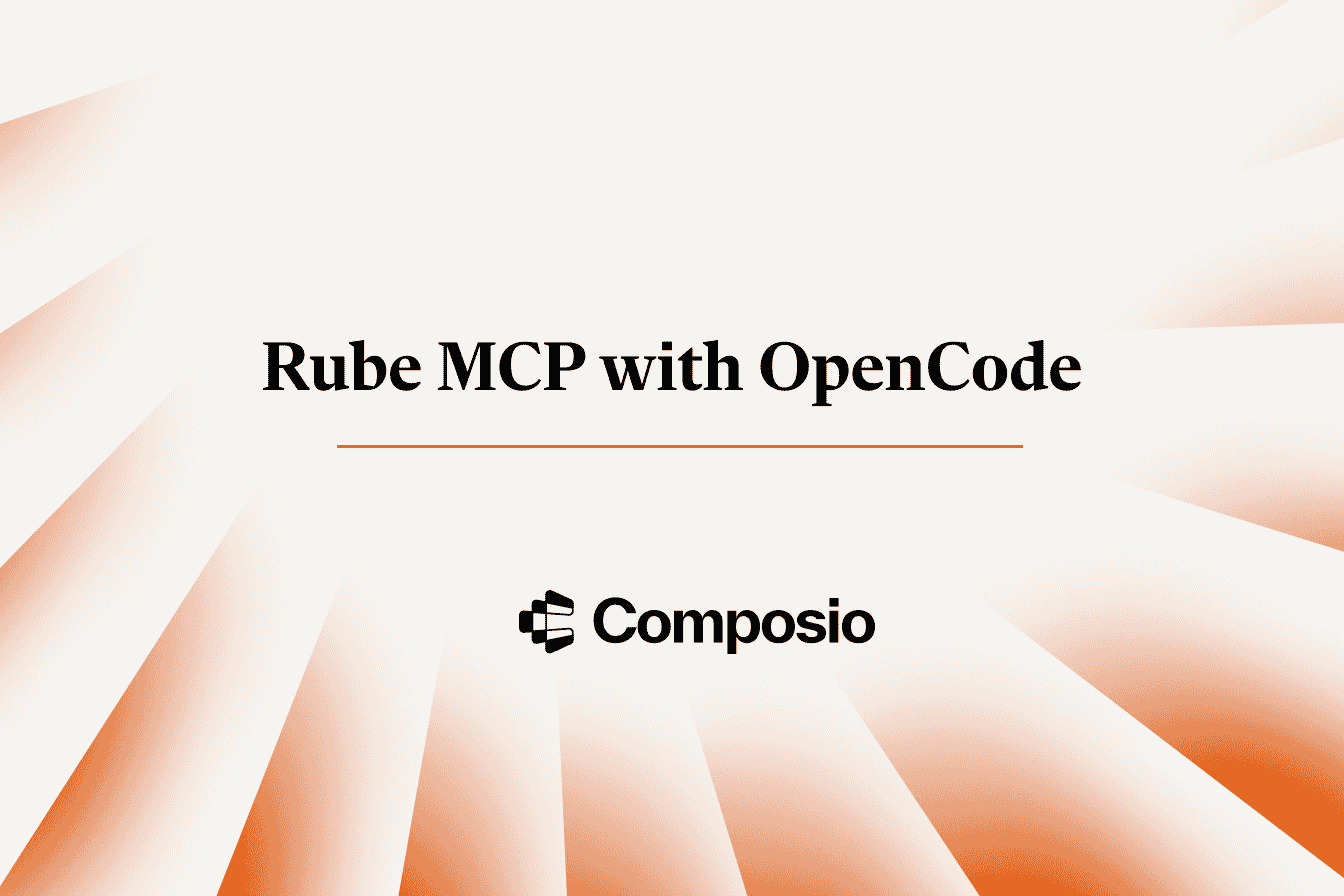 Hero image for Composio's blog post reviewing the top 5 Unified API platforms for AI agents in 2026. The image features large black text "The Top 5 Unified API Platforms for AI Agents 2026 Review" and the Composio logo against a light blue gradient background with abstract red and orange textured geometric graphics.