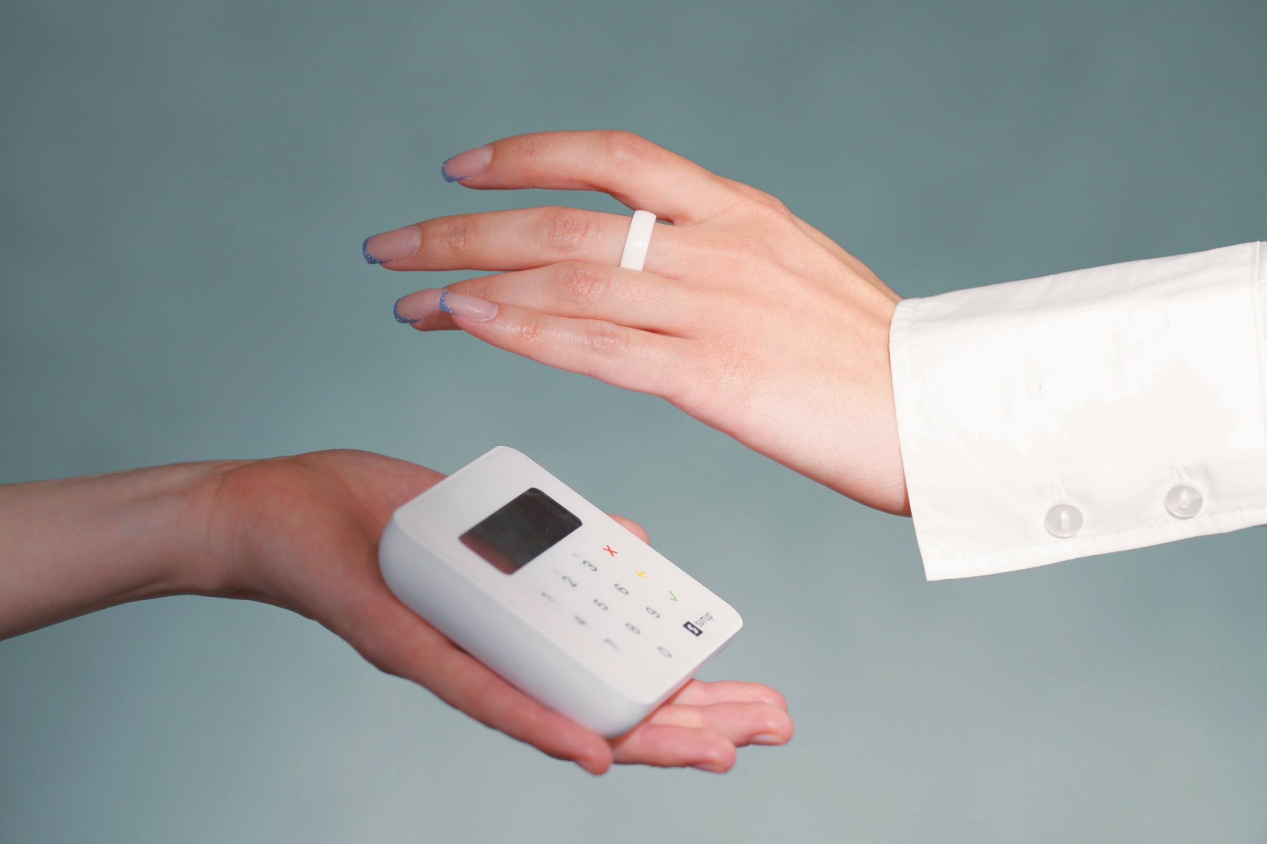 Hands holding sunglasses