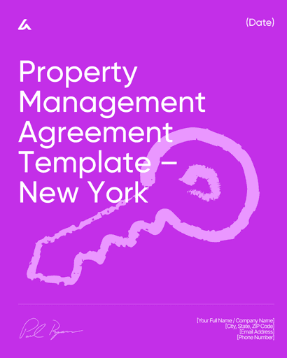 Property Management Agreement Template – New York