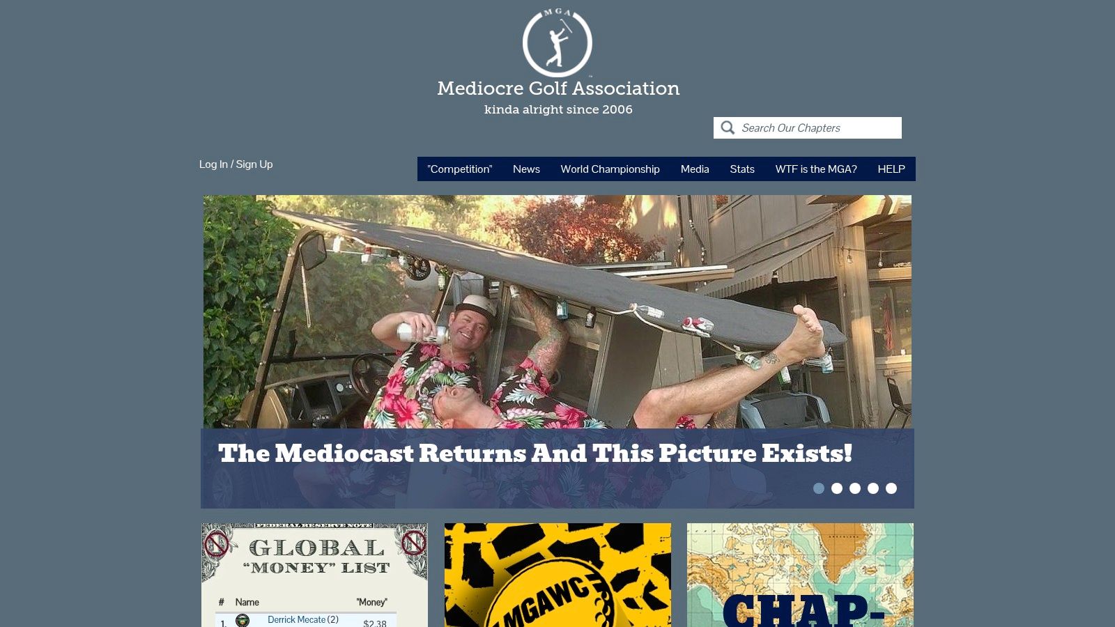 Mediocre Golf Association (MGA)
