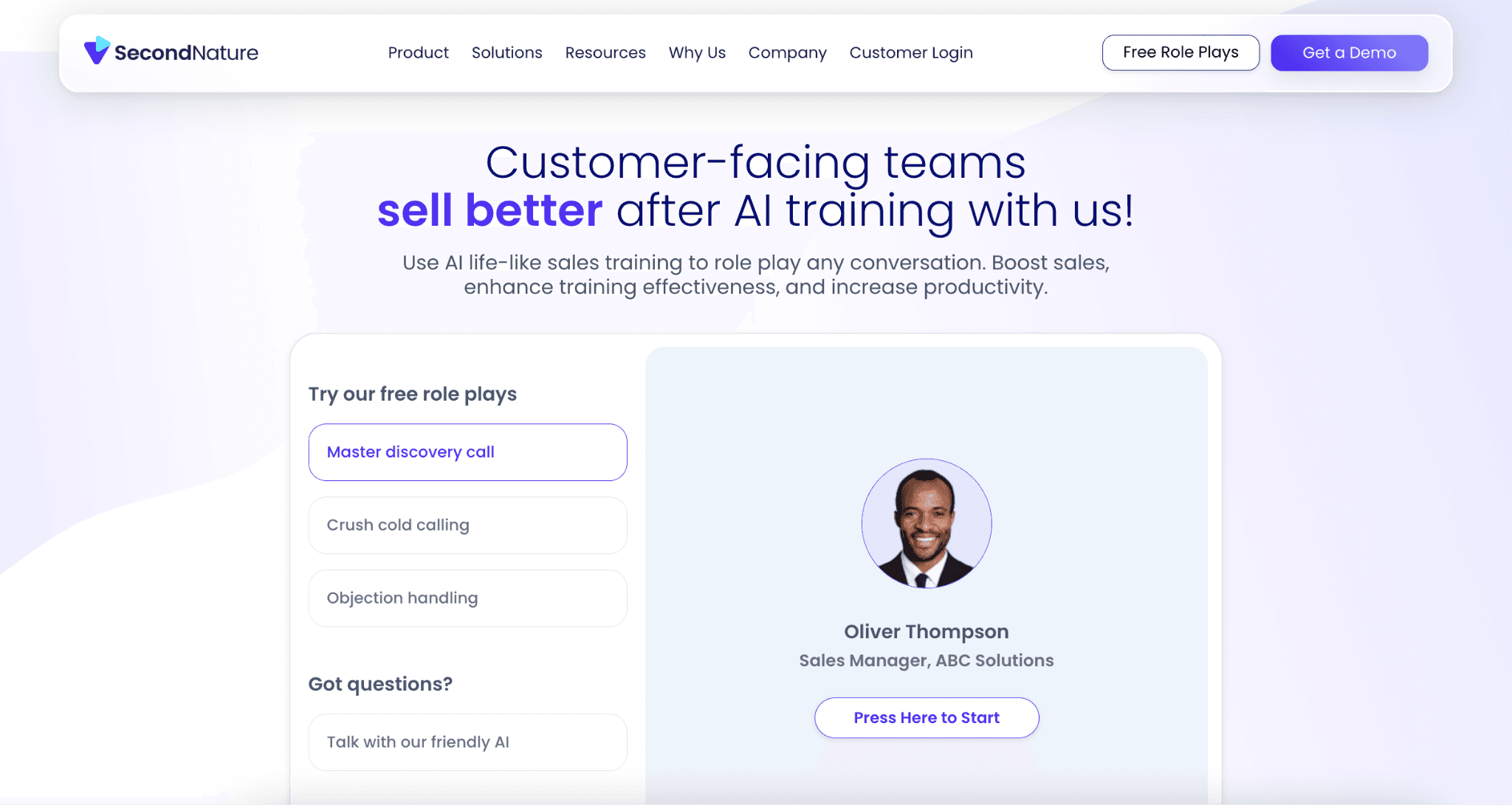second nature ai homepage