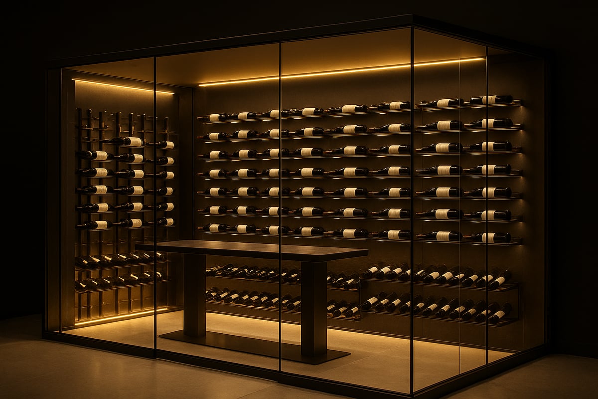 Step 2: Designing Your Glass Wine Cellar